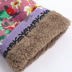 R&B | Langer Damen Teddy Mantel mit Kapuze