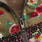 R&B | Langer Damen Teddy Mantel mit Kapuze