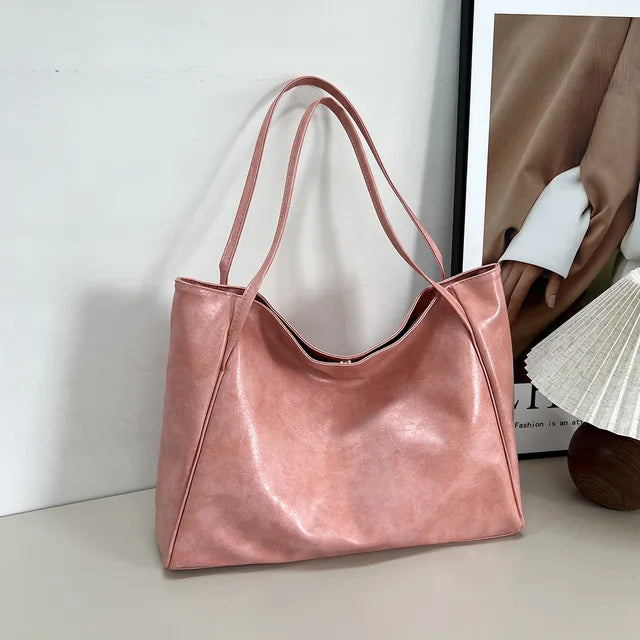 R&B | Edle Lederhandtasche In Bordeaux Farbto