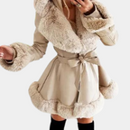 R&B | Damen Gemütliche Kapuzen Winterjacke