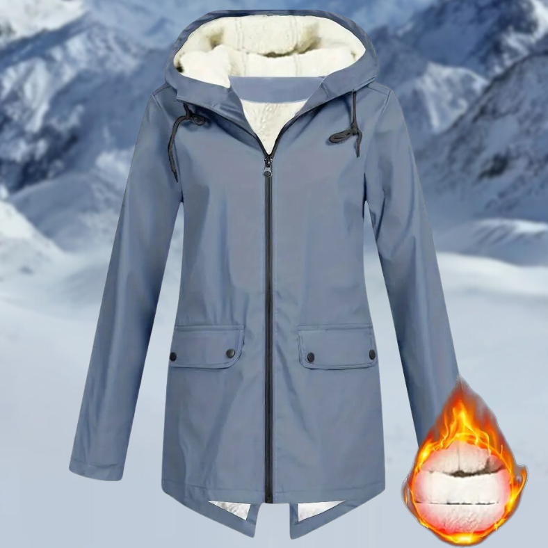 R&B | Wasserdichte Jacke mit Kordelzug