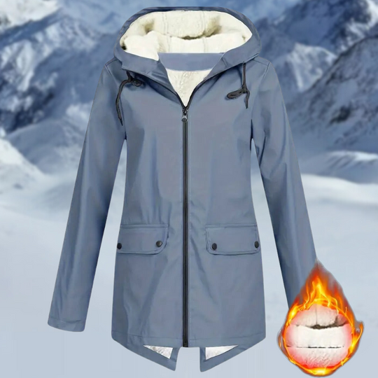 R&B | Wasserdichte Jacke mit Kordelzug