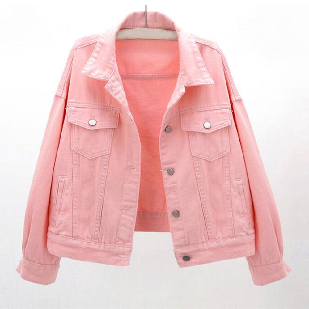 R&B | Lässige Denimjacke Baumwolle Klassisch und Zeitlos