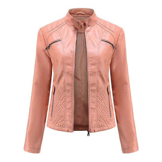 R&B | Damen Lederjacke Mit Zeitlosem Elegantem Look