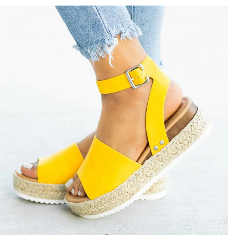 R&B | Sandalen Damen Knöchelriemen Espadrille Schuhe für Den Sommer