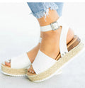 R&B | Sandalen Damen Knöchelriemen Espadrille Schuhe für Den Sommer