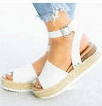 R&B | Sandalen Damen Knöchelriemen Espadrille Schuhe für Den Sommer
