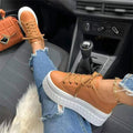 R&B | bequeme Schnürschuhe mit dicker Sohle für Damen