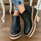 Plattformstiefel - Keil - Reißverschluss - Knöchelstiefel - Damenstiefel R&B