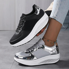 Plattform-Sneaker, Bequem, Schnürschuhe, Damenschuhe, Mesh-Sneaker R&B