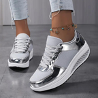 Plattform-Sneaker, Bequem, Schnürschuhe, Damenschuhe, Mesh-Sneaker R&B
