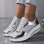 Plattform-Sneaker, Bequem, Schnürschuhe, Damenschuhe, Mesh-Sneaker R&B