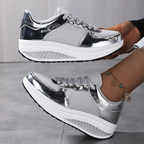 Plattform-Sneaker, Bequem, Schnürschuhe, Damenschuhe, Mesh-Sneaker R&B