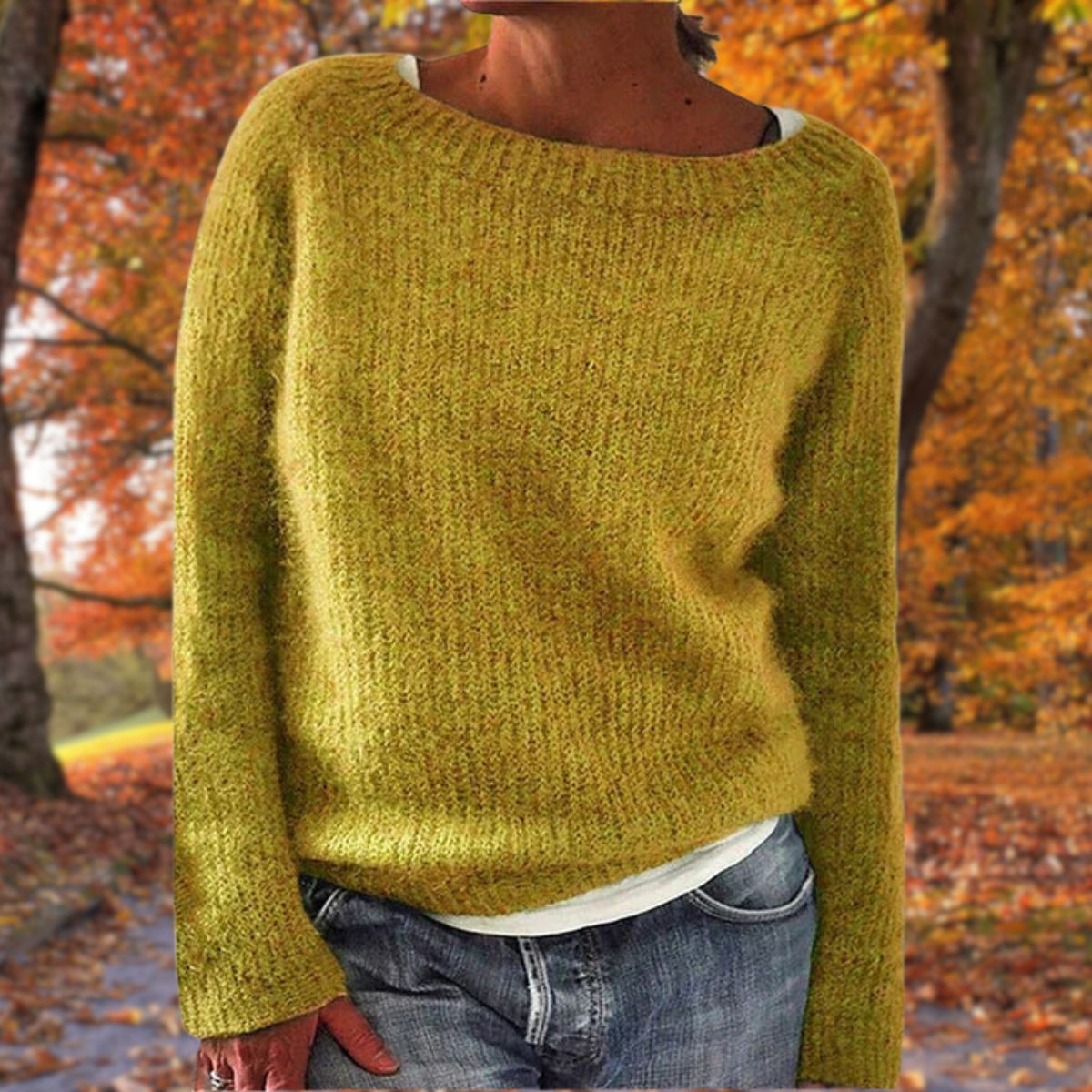 R&B | Klassischer Wollpullover - Damenmode
