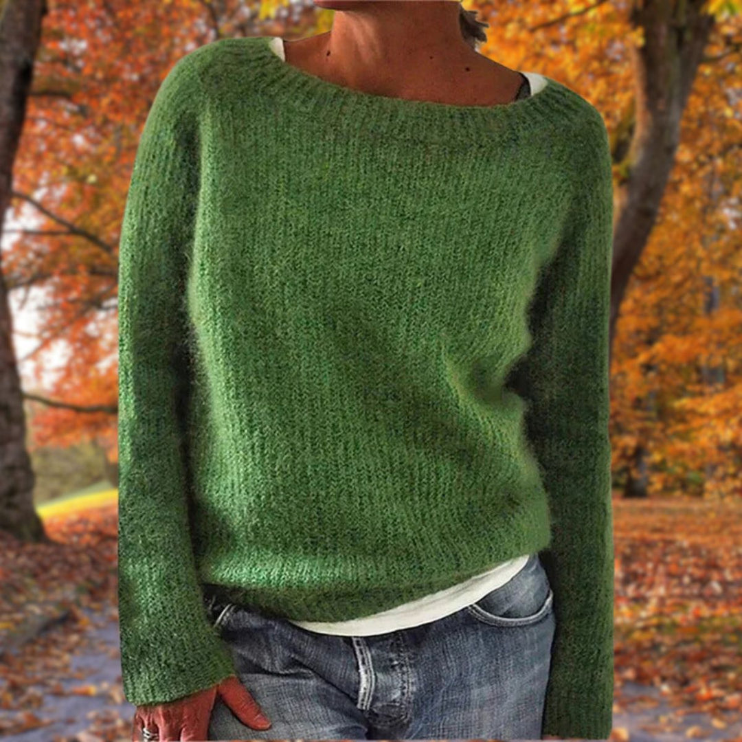 R&B | Klassischer Wollpullover - Damenmode