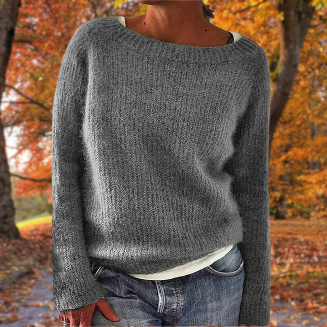 R&B | Klassischer Wollpullover - Damenmode