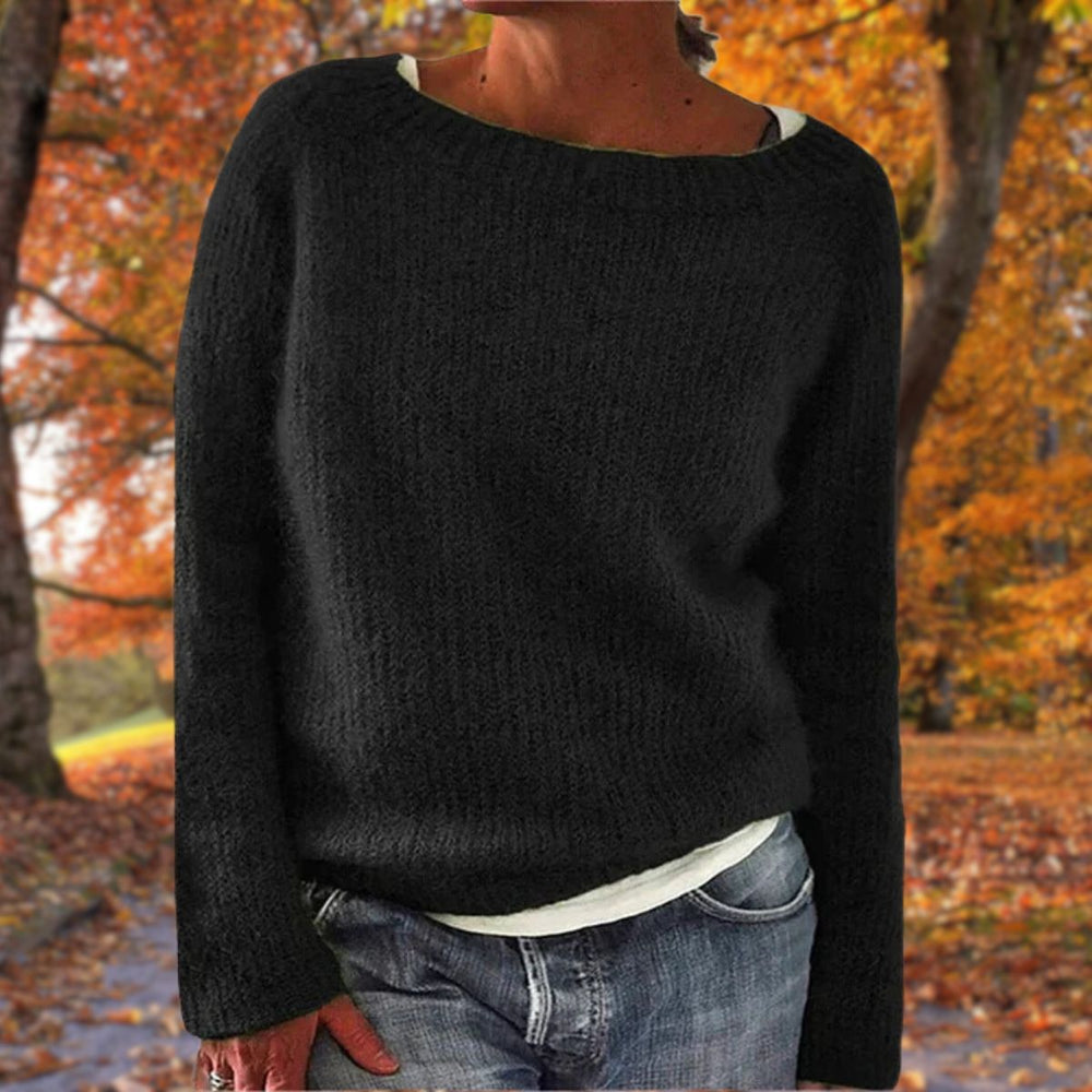 R&B | Klassischer Wollpullover - Damenmode