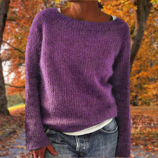 R&B | Klassischer Wollpullover - Damenmode
