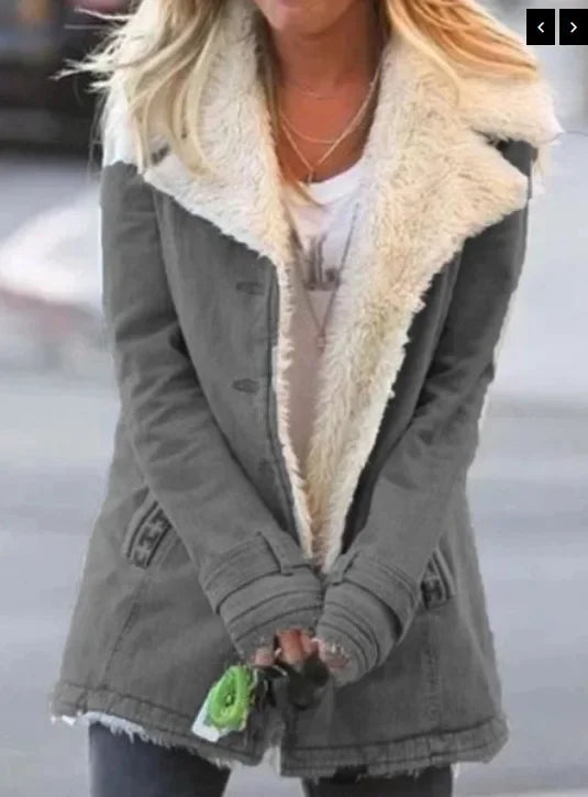 R&B | Reversjacke Damen Parka Winterjacke für Herbst und Winter
