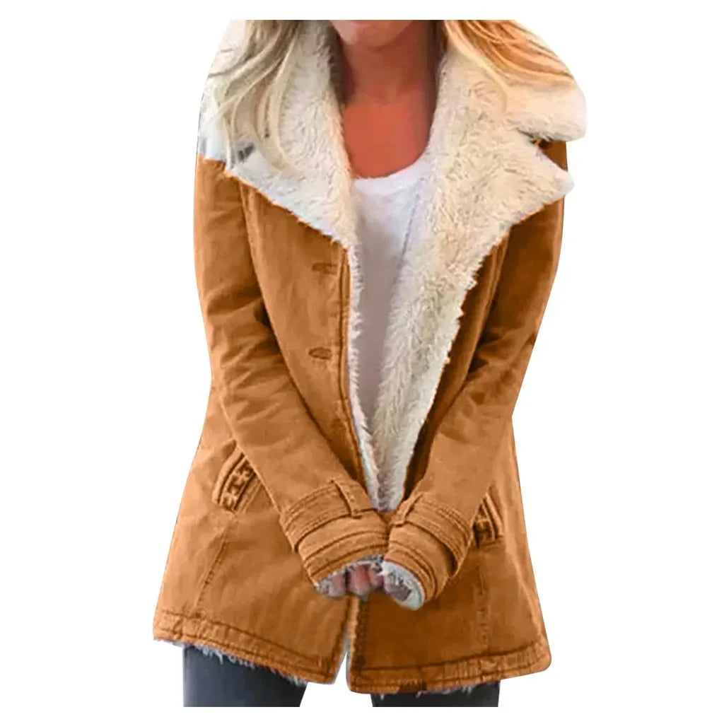 R&B | Reversjacke Damen Parka Winterjacke für Herbst und Winter