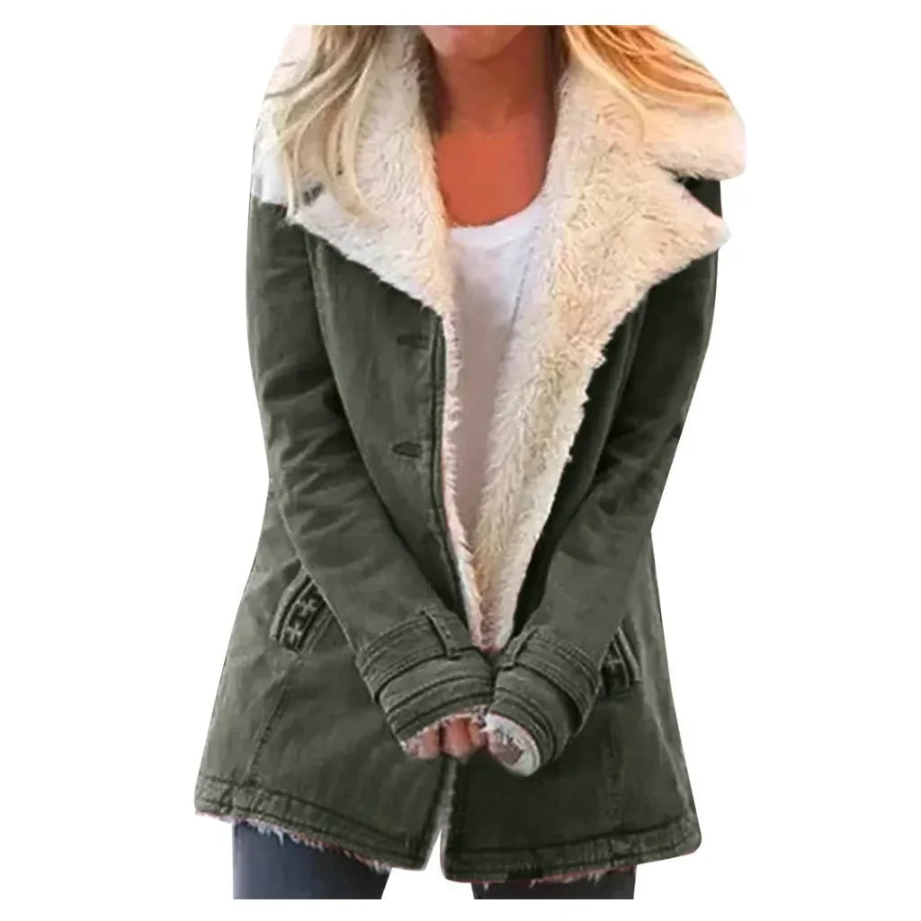 R&B | Reversjacke Damen Parka Winterjacke für Herbst und Winter