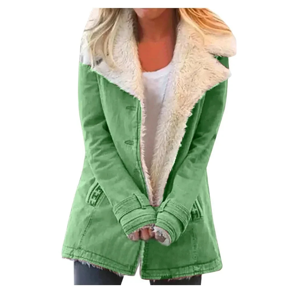 R&B | Reversjacke Damen Parka Winterjacke für Herbst und Winter