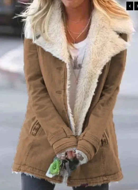 R&B | Reversjacke Damen Parka Winterjacke für Herbst und Winter