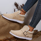 R&B | Plüsch-Fell kurze Stiefel für Damen – Gemütlicher & stylischer Komfort