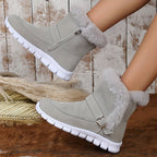 R&B | Plüsch Winter Schneestiefel für Damen – Stilvoll & Bequem