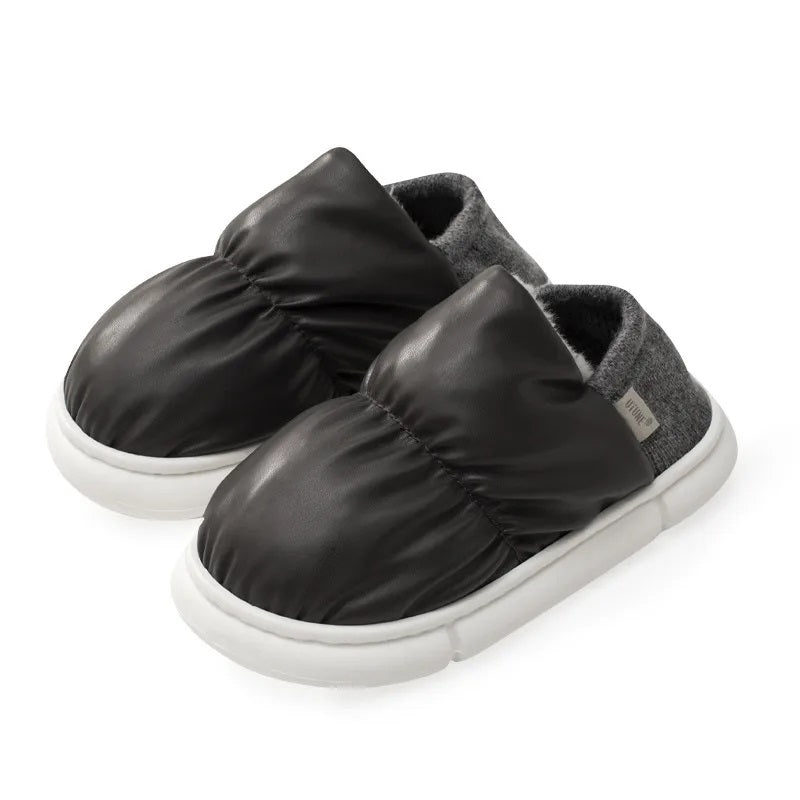 Gepuffte Hausschuhe - Warm - Innen - Hausschuhe - Winterslipper R&B