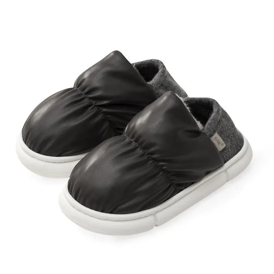 Gepuffte Hausschuhe - Warm - Innen - Hausschuhe - Winterslipper R&B