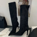 R&B | Spitz zulaufende Kniehohe Stiefel für Damen – Schick & Stilvoll