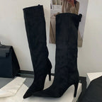 R&B | Spitz zulaufende Kniehohe Stiefel für Damen – Schick & Stilvoll