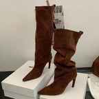 R&B | Spitz zulaufende Kniehohe Stiefel für Damen – Schick & Stilvoll