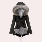 R&B | Winter Parka Jacke mit Kapuze für Damen