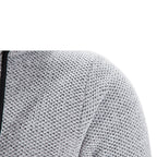 R&B | Jacke Mittellang Reißverschluss mit Kapuze Warm und Bequem