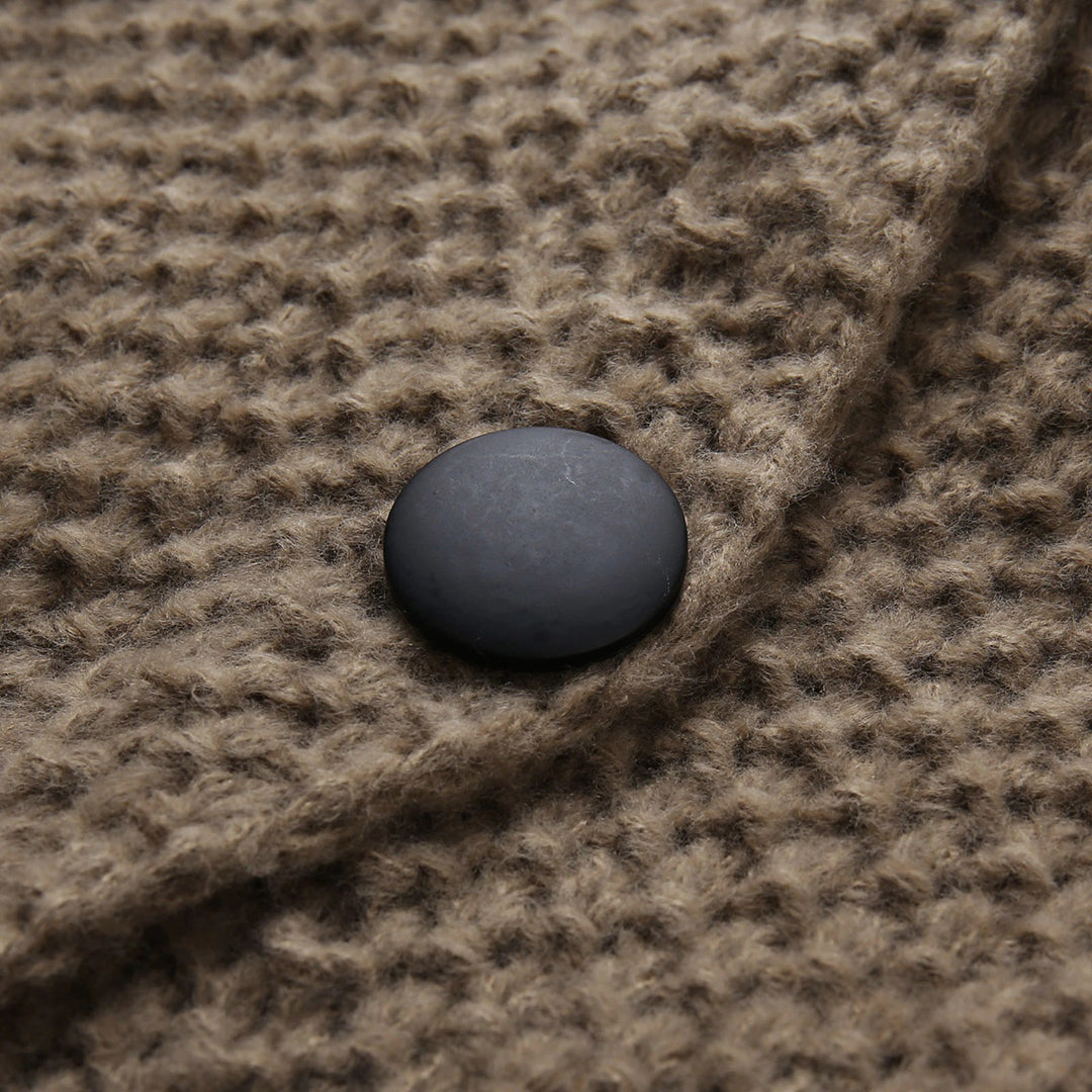R&B | Strick Cardigan mit Kapuze und Taschen Acryl Komfortabel und Warm