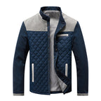 R&B | Herren gesteppte Jacke - Stehkragen & Reißverschluss vorne