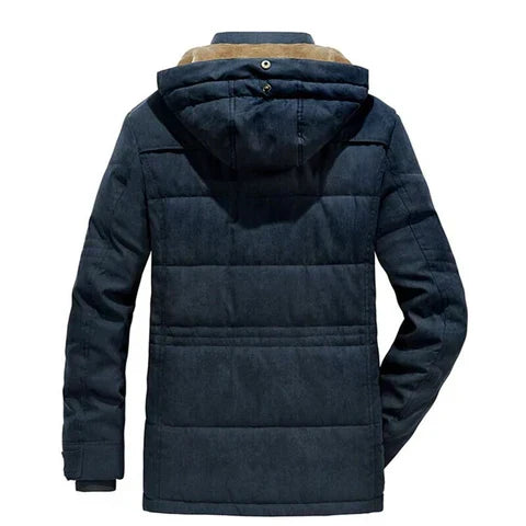 R&B | Herren Winterjacke – Parka-Stil mit Kapuze
