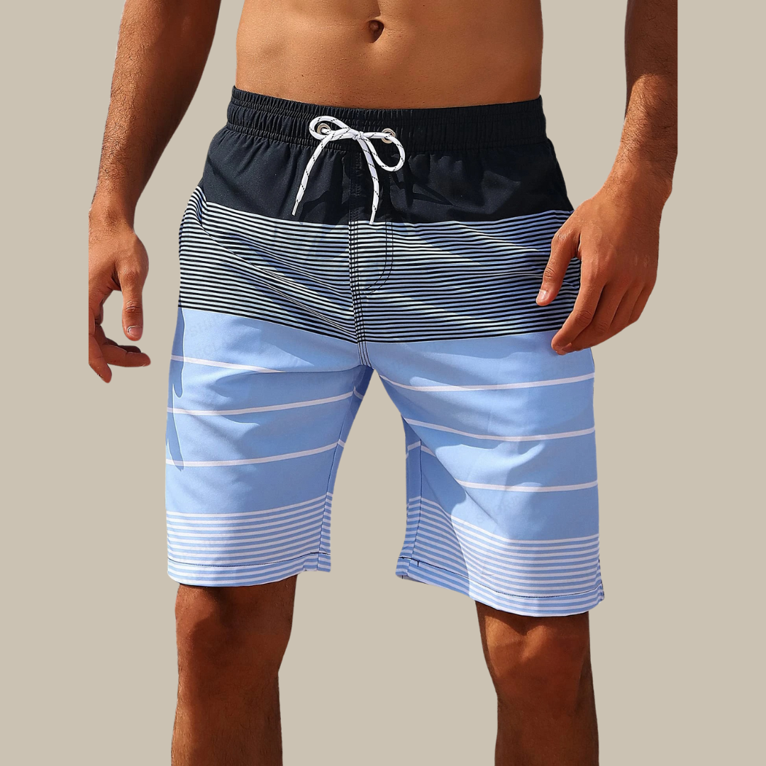 R&B | Schnell Trocknende Colorblock Badehose mit Stretch
