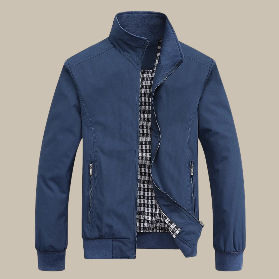 R&B | Stilvolle Casual Herbst Windbreaker mit Kragen für Männer