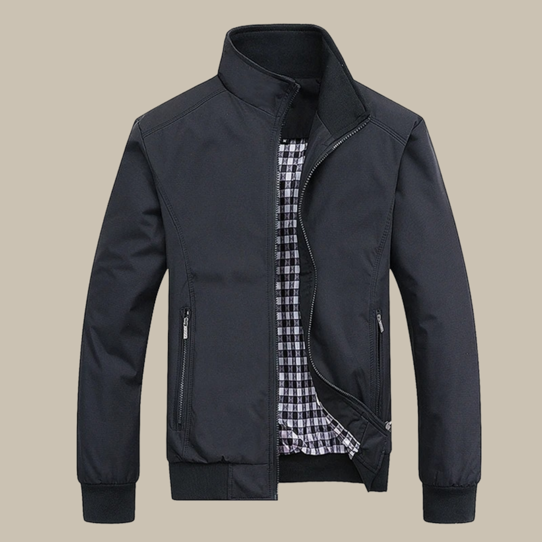 R&B | Stilvolle Casual Herbst Windbreaker mit Kragen für Männer