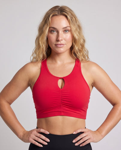 Damen Sport-BH mit ausgeschaltetem Rückenausschnitt und figurformendem Schnitt Heidi-Mode