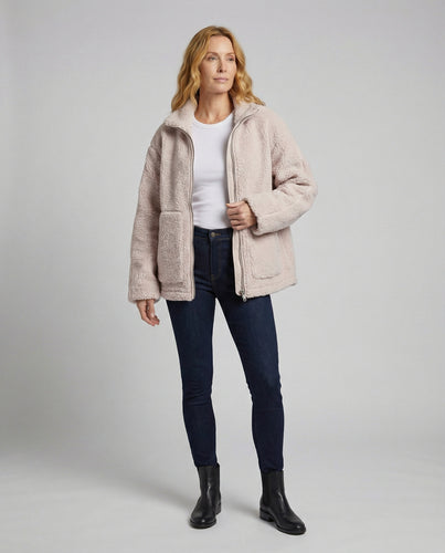 R&B | Gemütliche Teddyjacke aus Wolle für Frauen