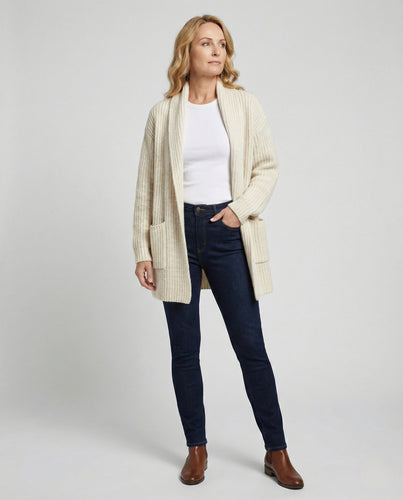 R&B | Gemütlicher Gestrickter Wollcardigan Pullover
