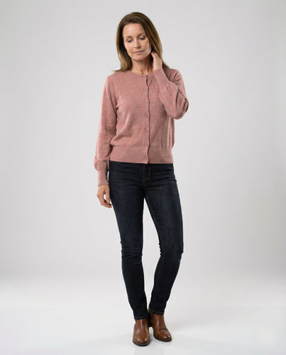 R&B | Gemütlicher Grobstrick-Wollcardigan-Sweater