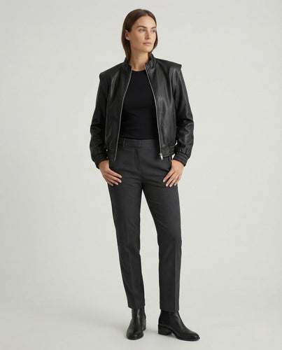 Damen Kurzjacke mit hohem Kragen