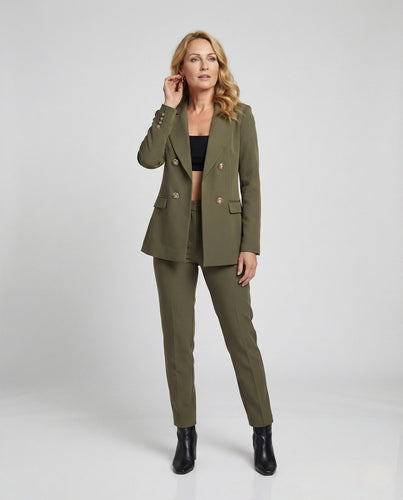 Damen Eleganter Blazer mit doppelter Knopfleiste