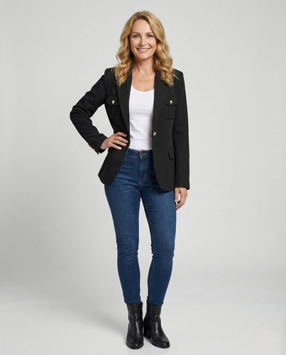 Damen Eleganter Blazer mit praktischen Taschen