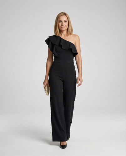 Jumpsuit elegant schulterfrei mit Volant